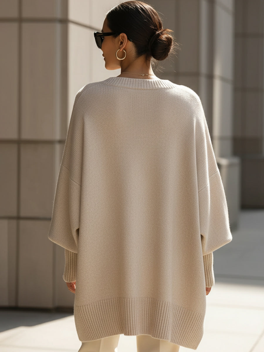 Poncho Jersey Oversize foto 4