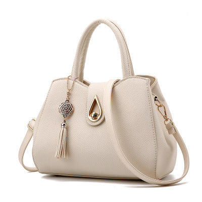 Bolso de Mano con Borlas y Asa Superior Mujer