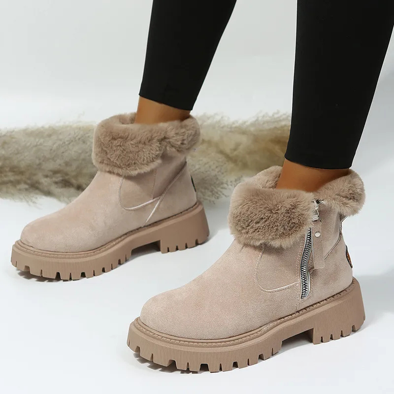Botas de Invierno Forradas y Cómodas en color caqui (casi agotado)