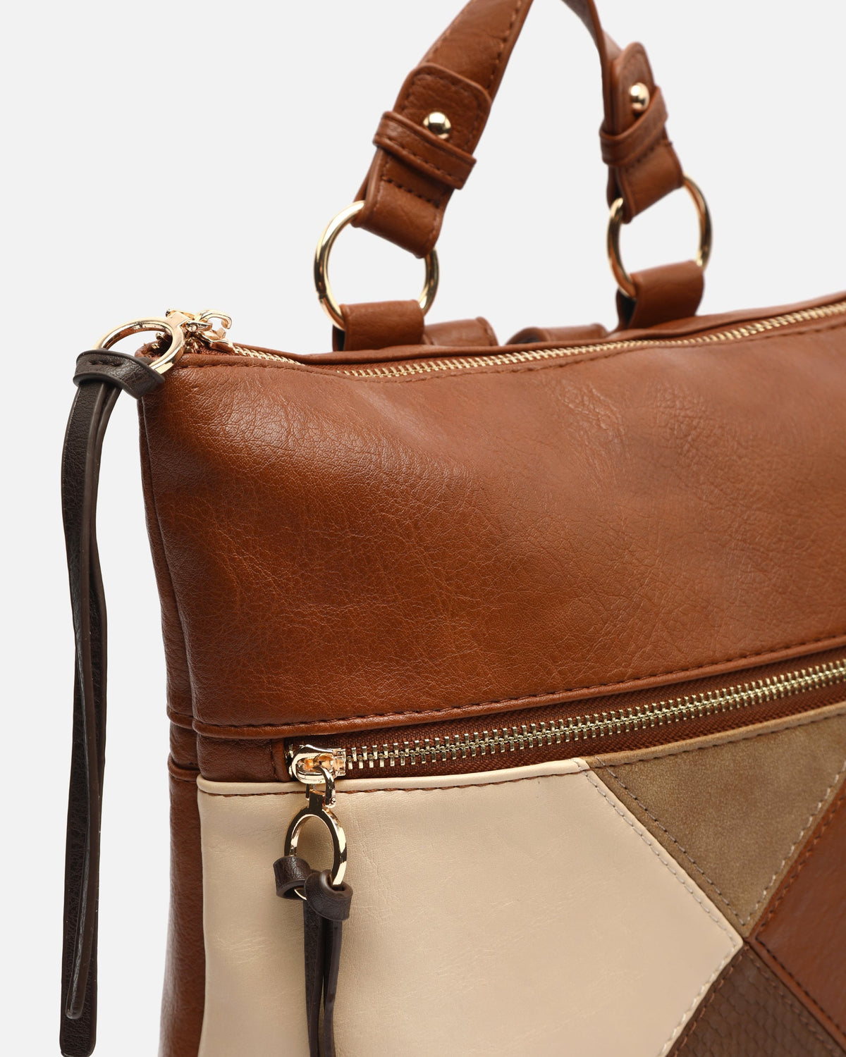 Mochila Antirrobo con Estampado Patchwork