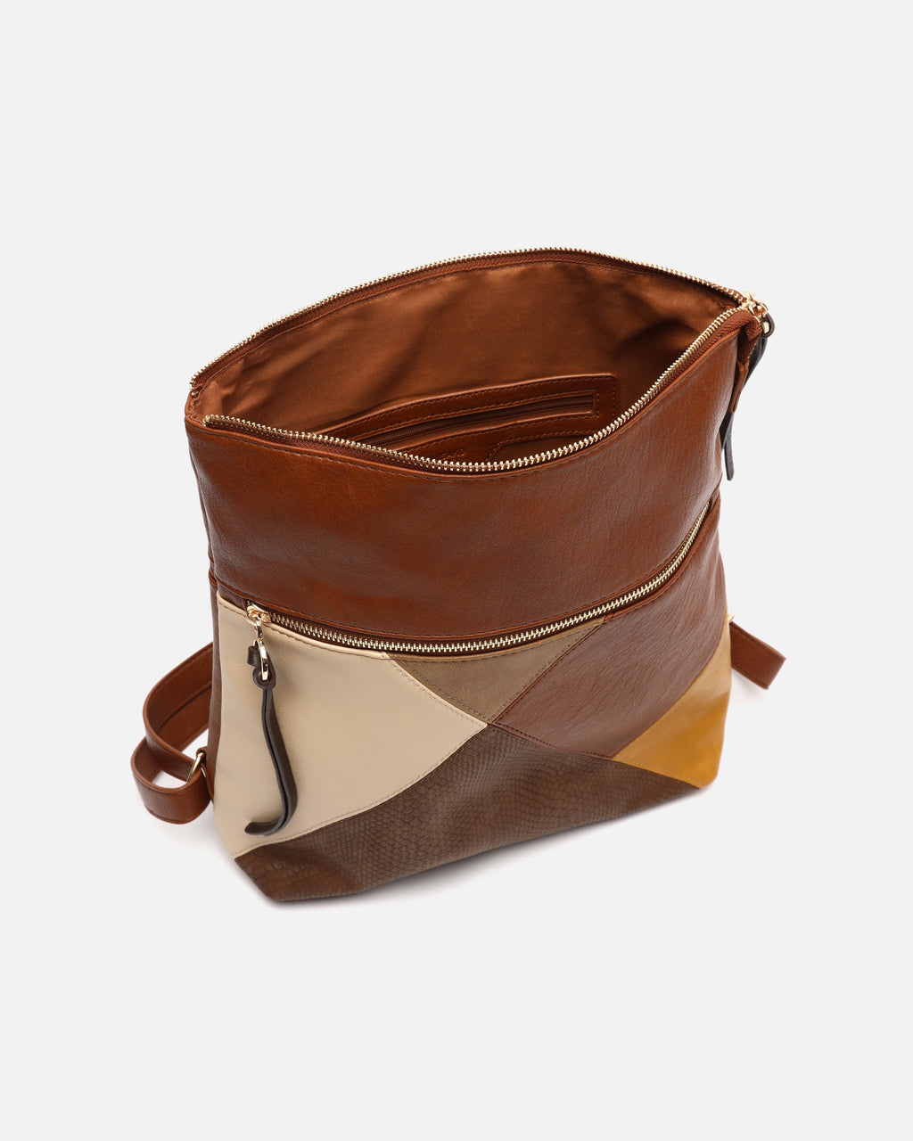 Mochila Antirrobo con Estampado Patchwork