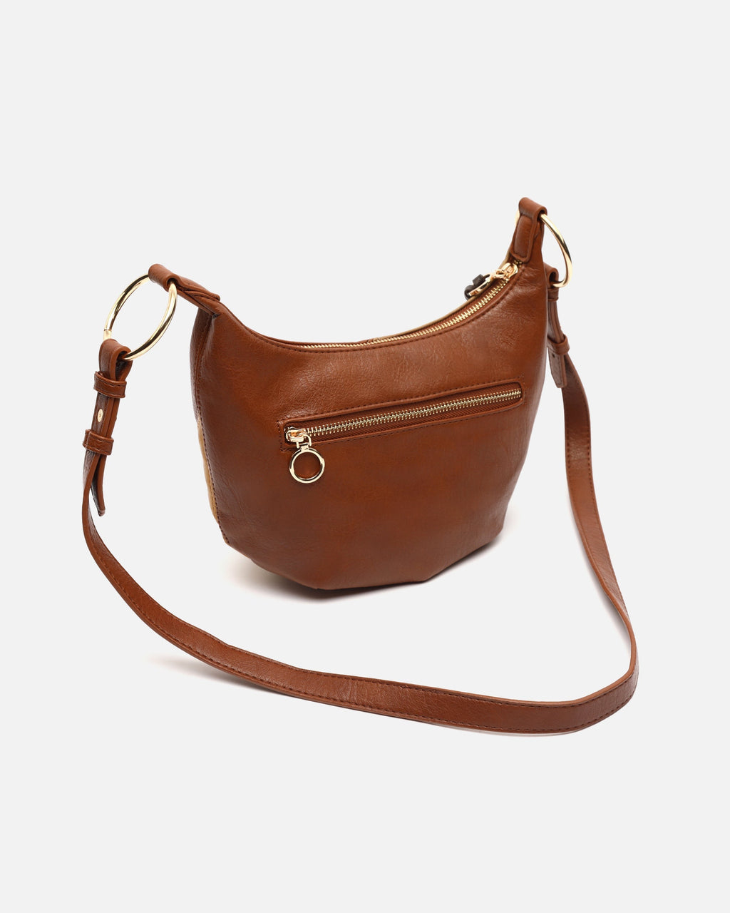 Bolso Bandolera Pequeño con Estampado Patchwork