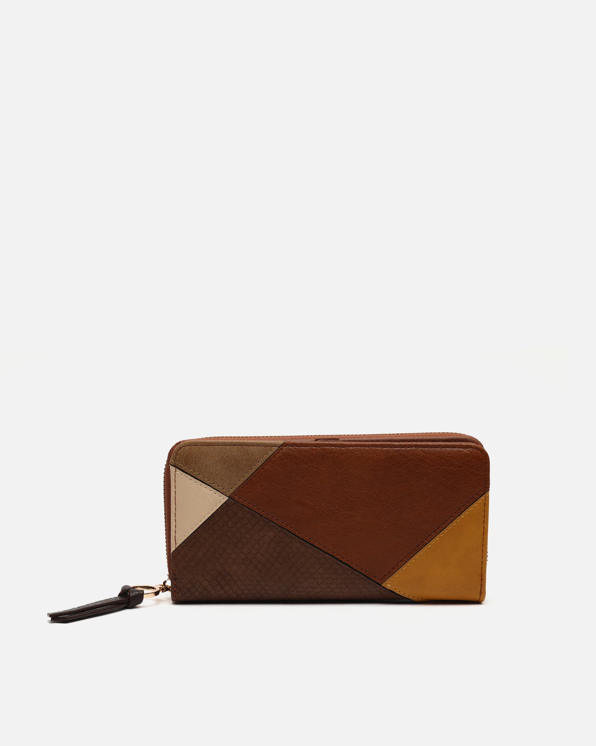 Monedero Grande con Estampado Patchwork