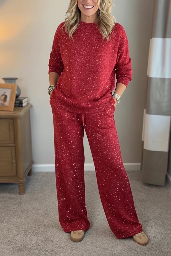 Conjunto de Estar por Casa Dos Piezas en color rojo