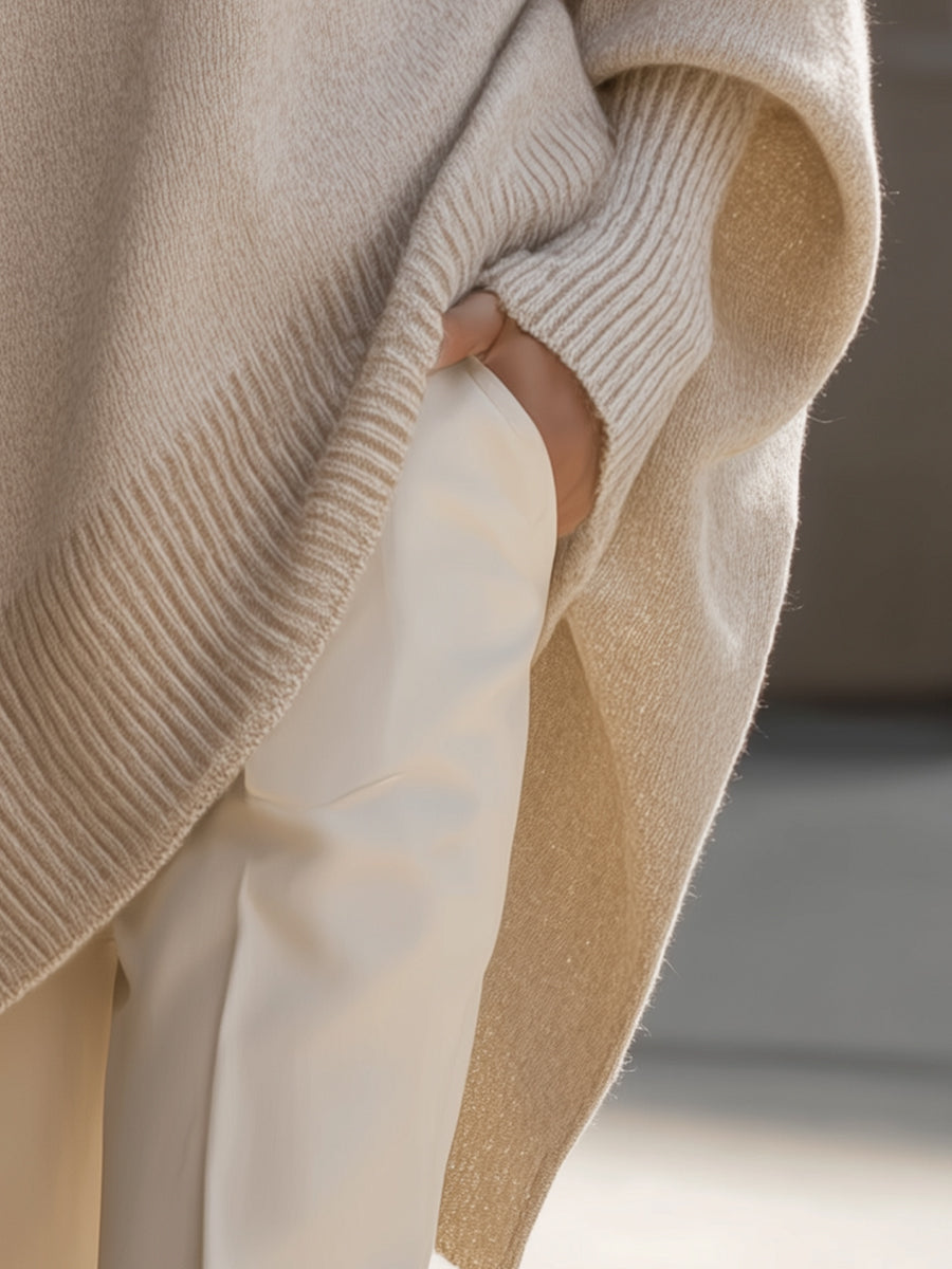 Poncho Jersey Oversize foto 5