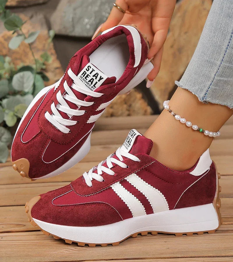 Zapatillas Elegantes de Uso Diario en color rojo