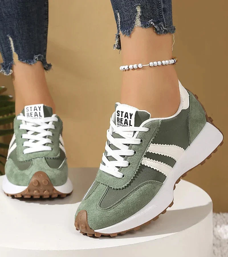 Zapatillas Elegantes de Uso Diario en color verde