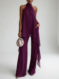 Conjunto Halter Fluido Sofisticado foto 1