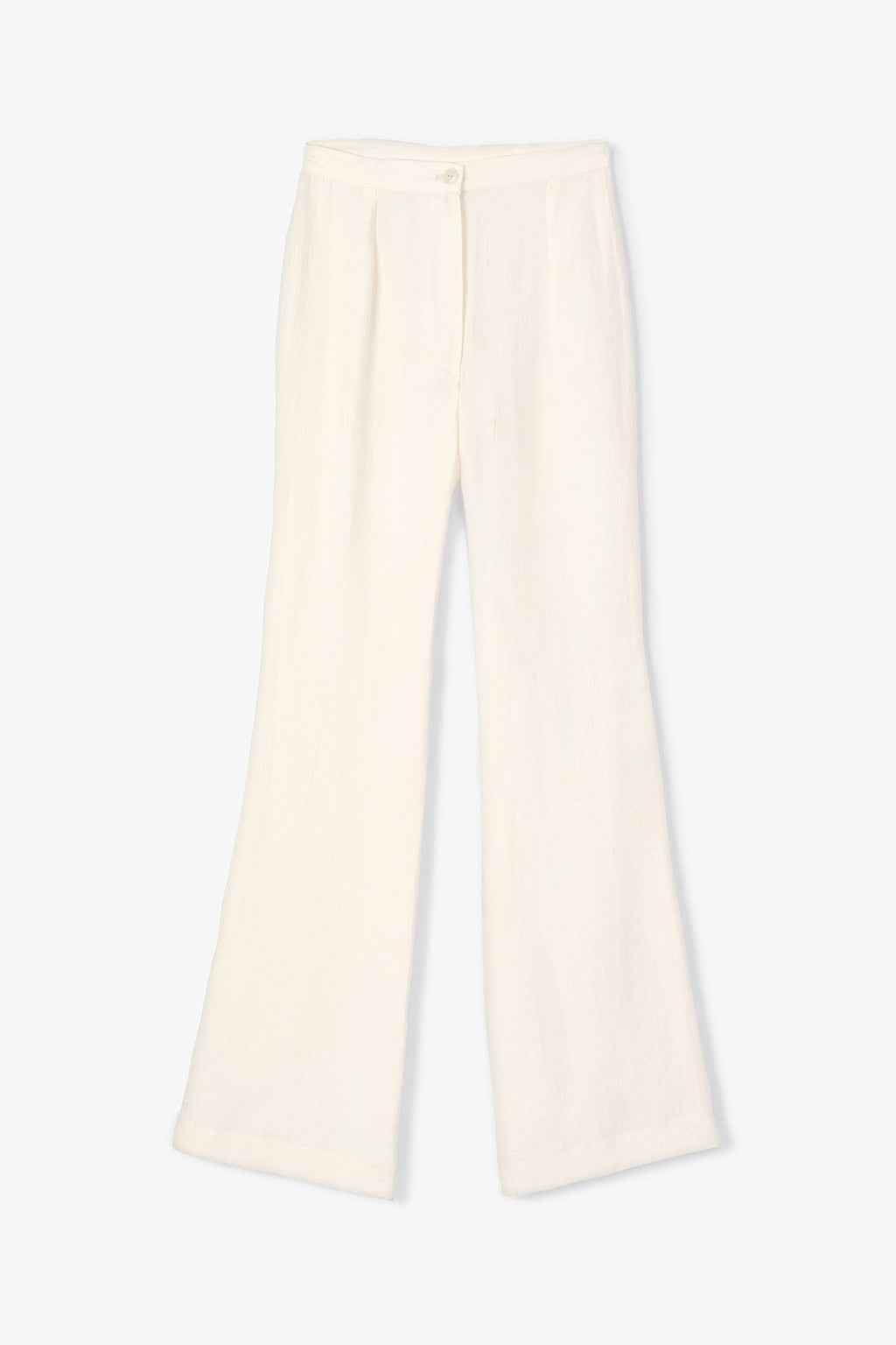 Pantalón Flare Crop Crudo