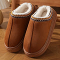 Pantuflas de Invierno Calientes y Cómodas en color marrón