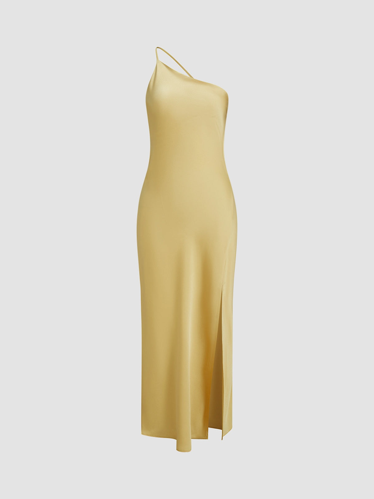 Women's Open-Back Spaghetti Strap Maxi Slip Dress