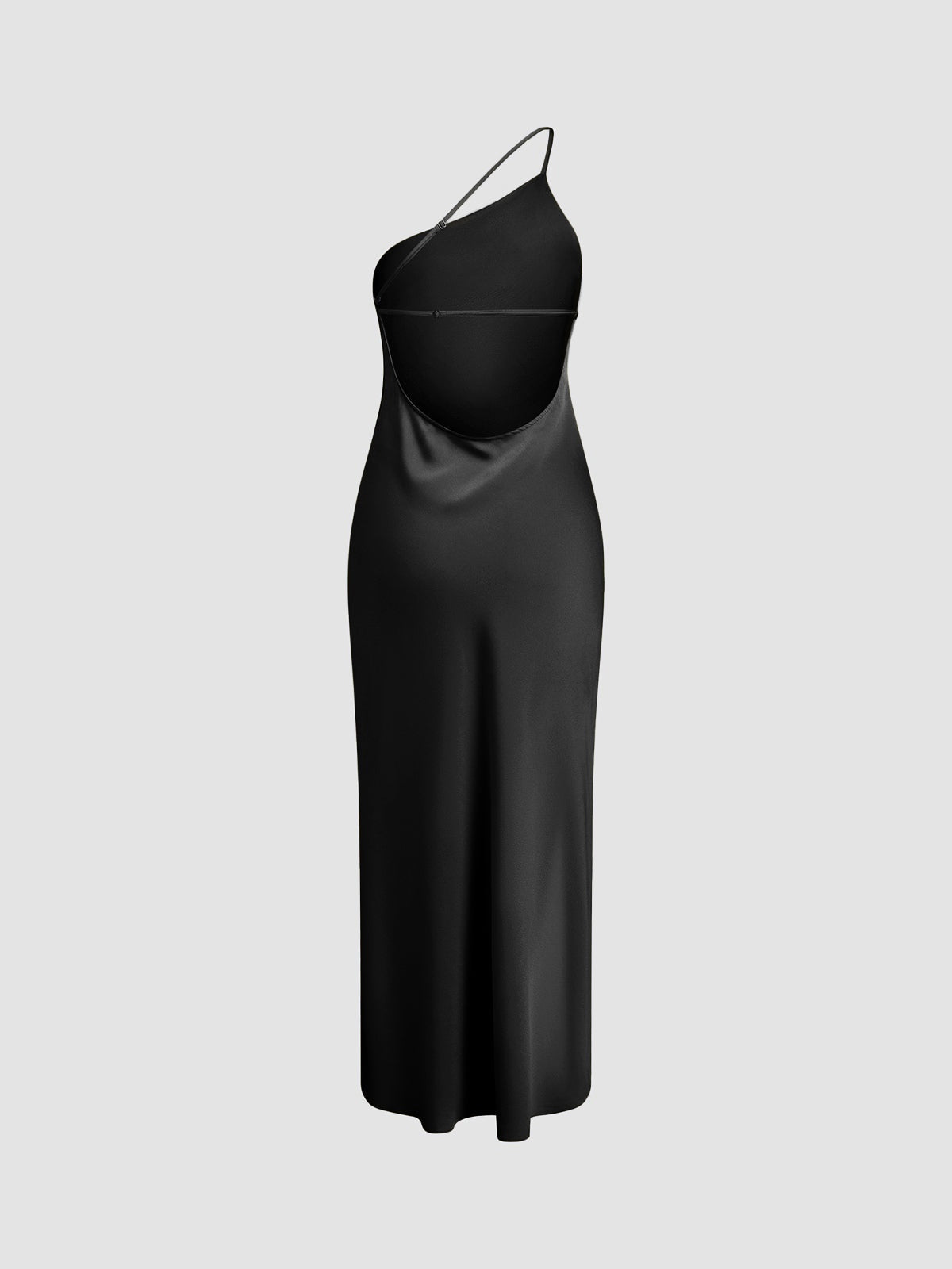 Women's Open-Back Spaghetti Strap Maxi Slip Dress