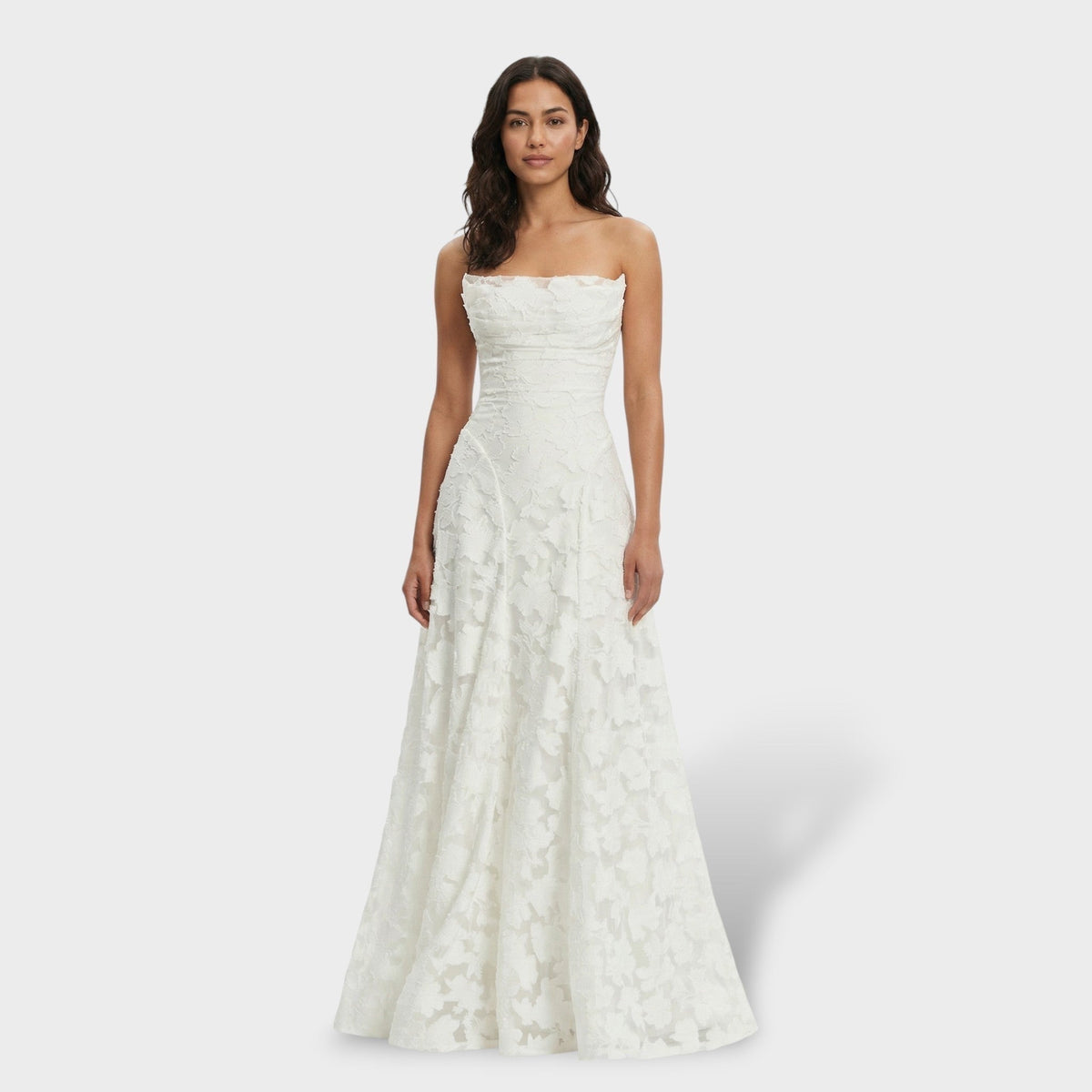 Women's Open-Back Lace Long Evening Dress