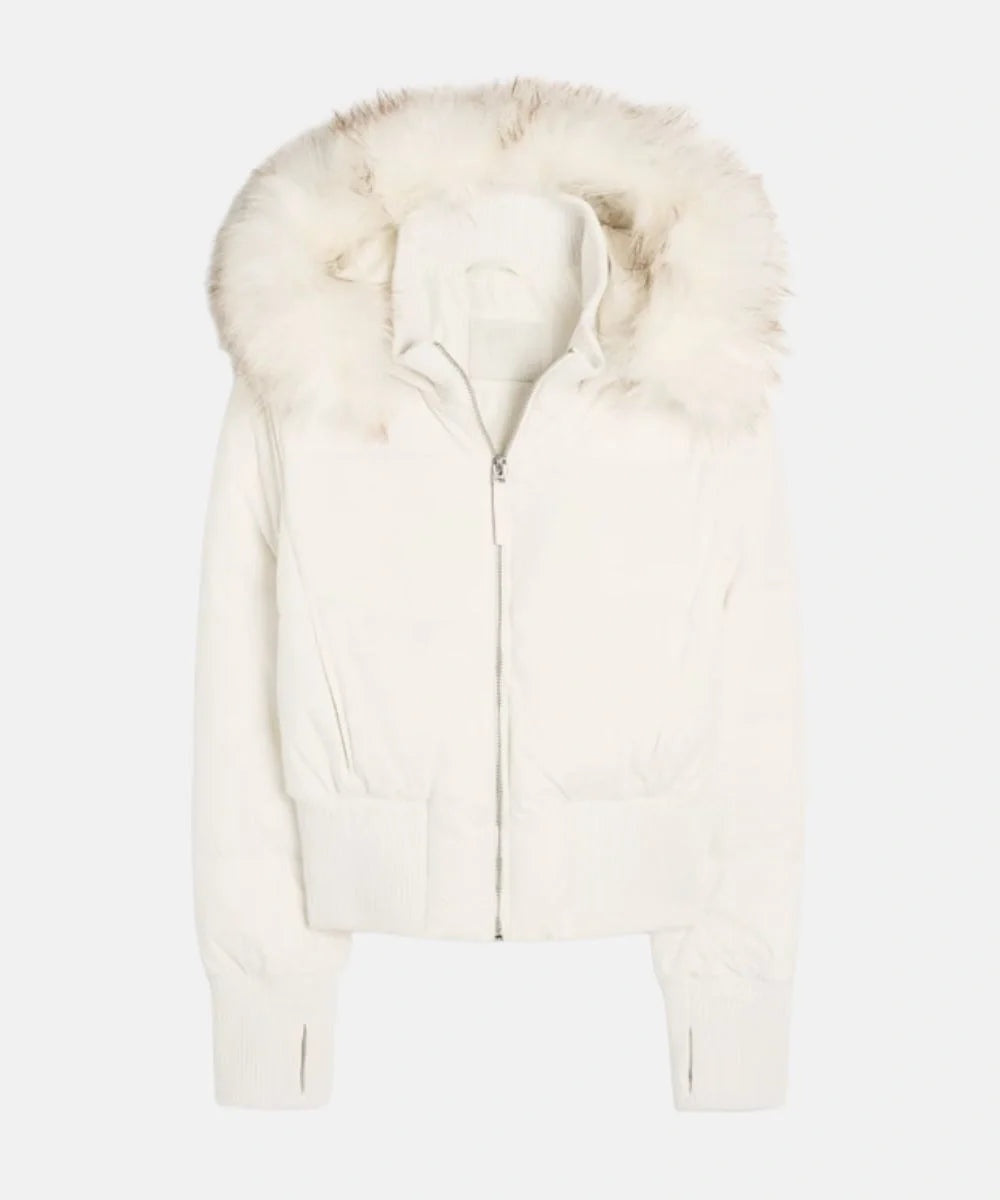Chaqueta Plumífera Mujer Capucha Desmontable