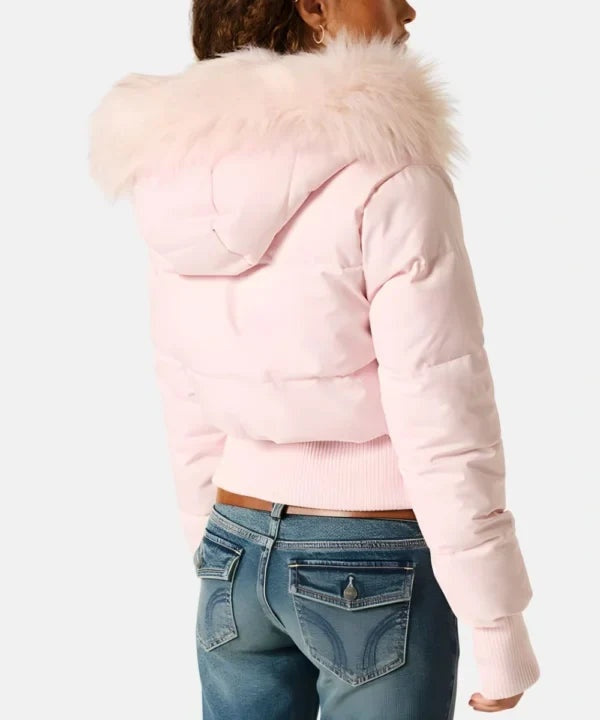 Chaqueta Plumífera Mujer Capucha Desmontable