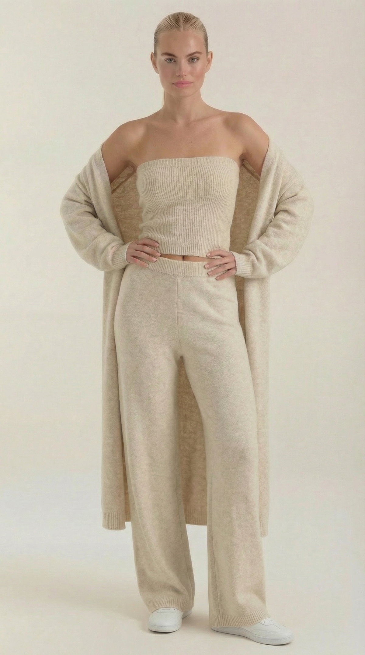 Conjunto de Ropa de Casa Jeanne de Punto Mujer