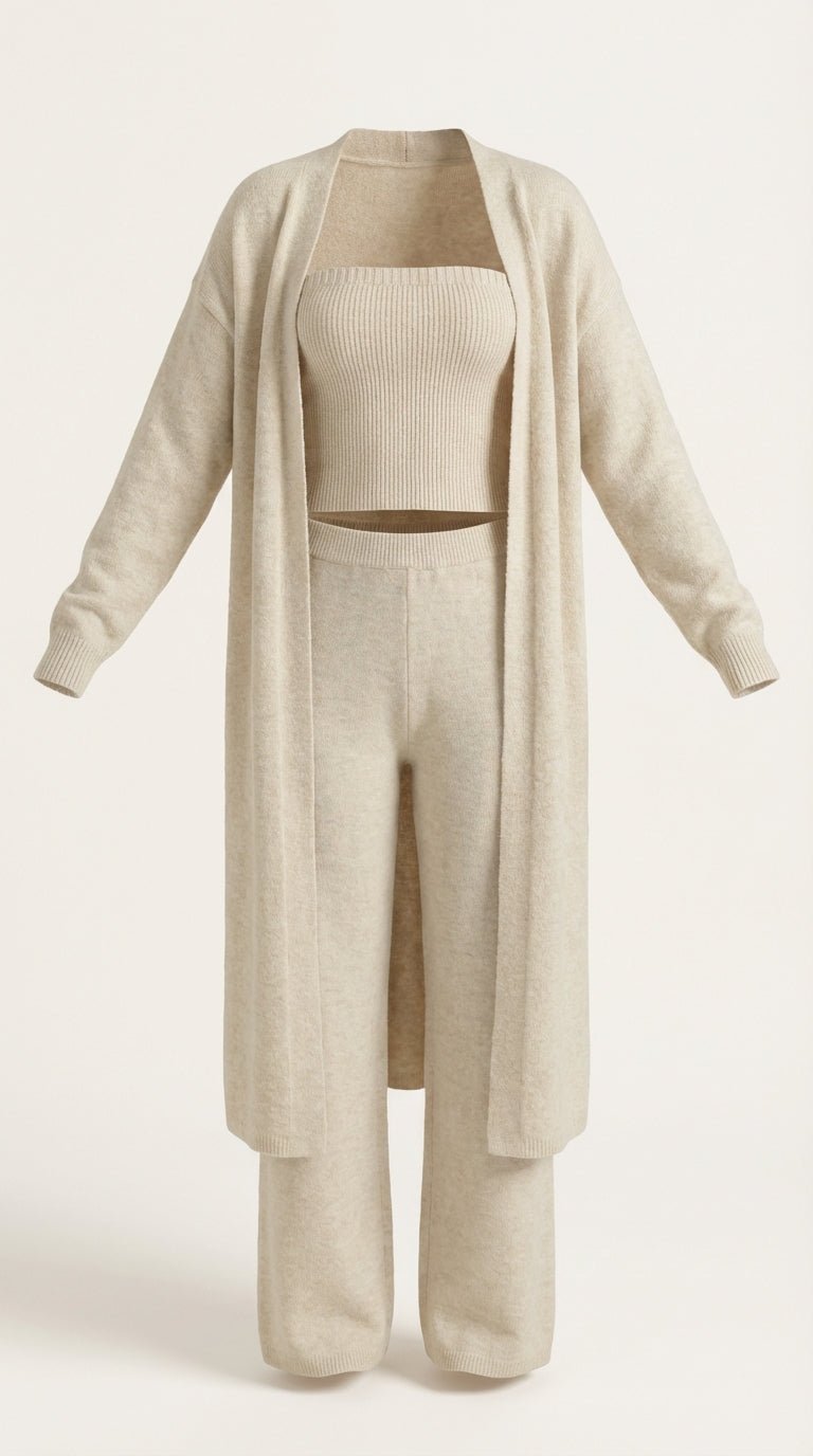 Conjunto de Ropa de Casa Jeanne de Punto Mujer