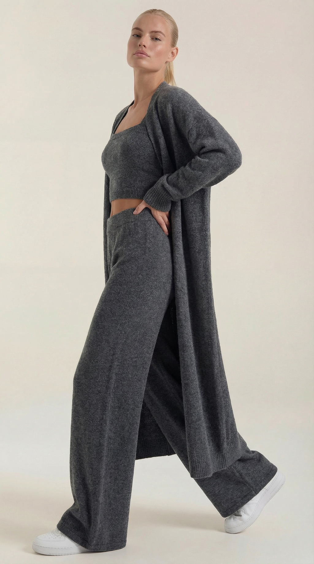 Conjunto de Ropa de Casa Jeanne de Punto Mujer
