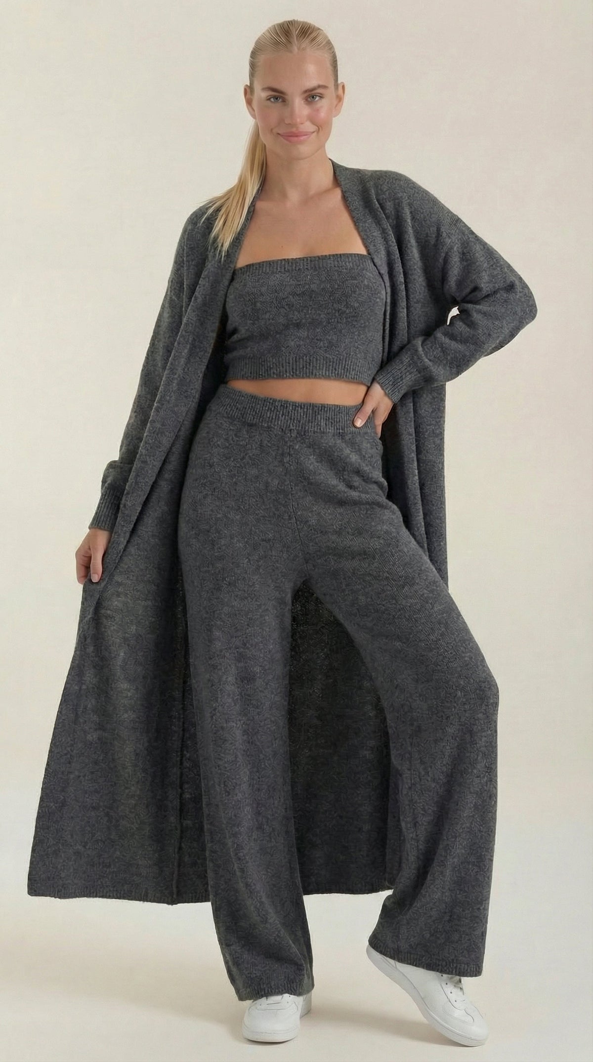Conjunto de Ropa de Casa Jeanne de Punto Mujer