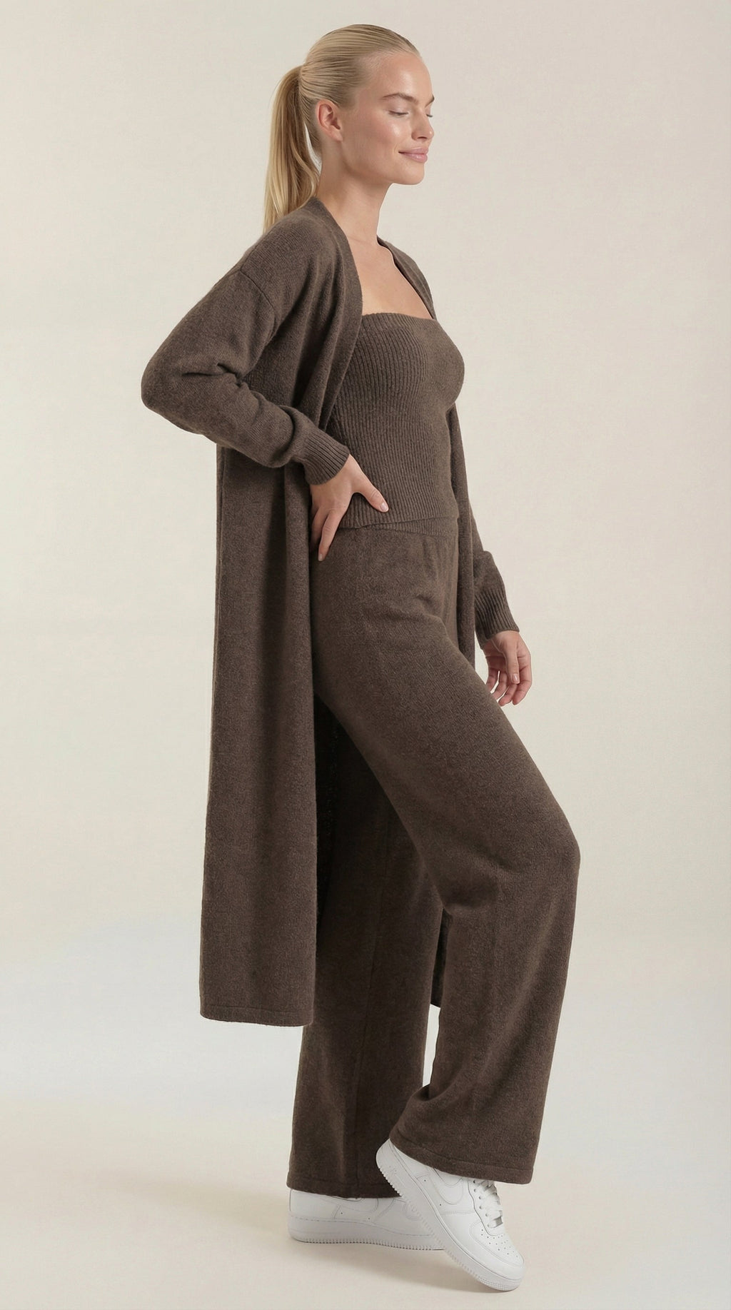 Conjunto de Ropa de Casa Jeanne de Punto Mujer