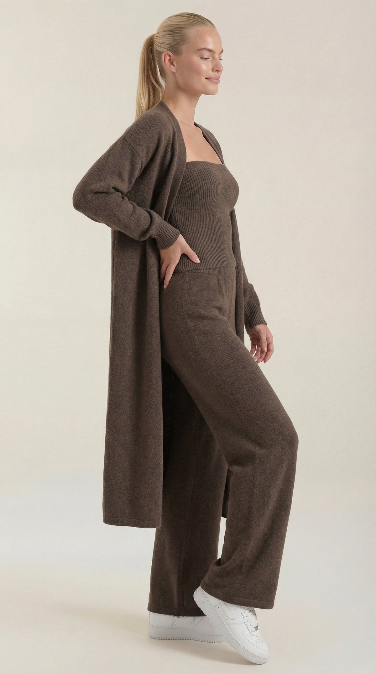 Conjunto de Ropa de Casa Jeanne de Punto Mujer