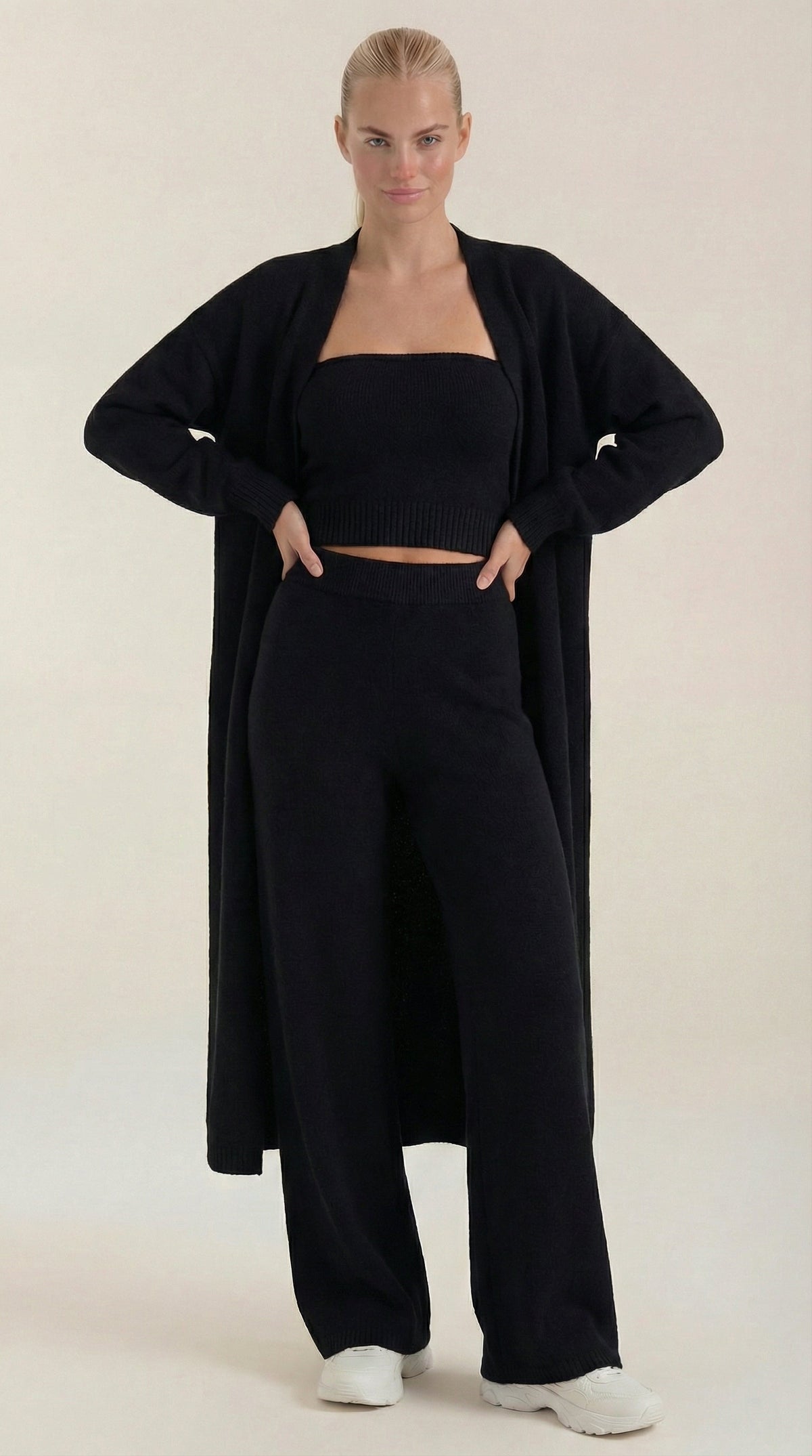Conjunto de Ropa de Casa Jeanne de Punto Mujer