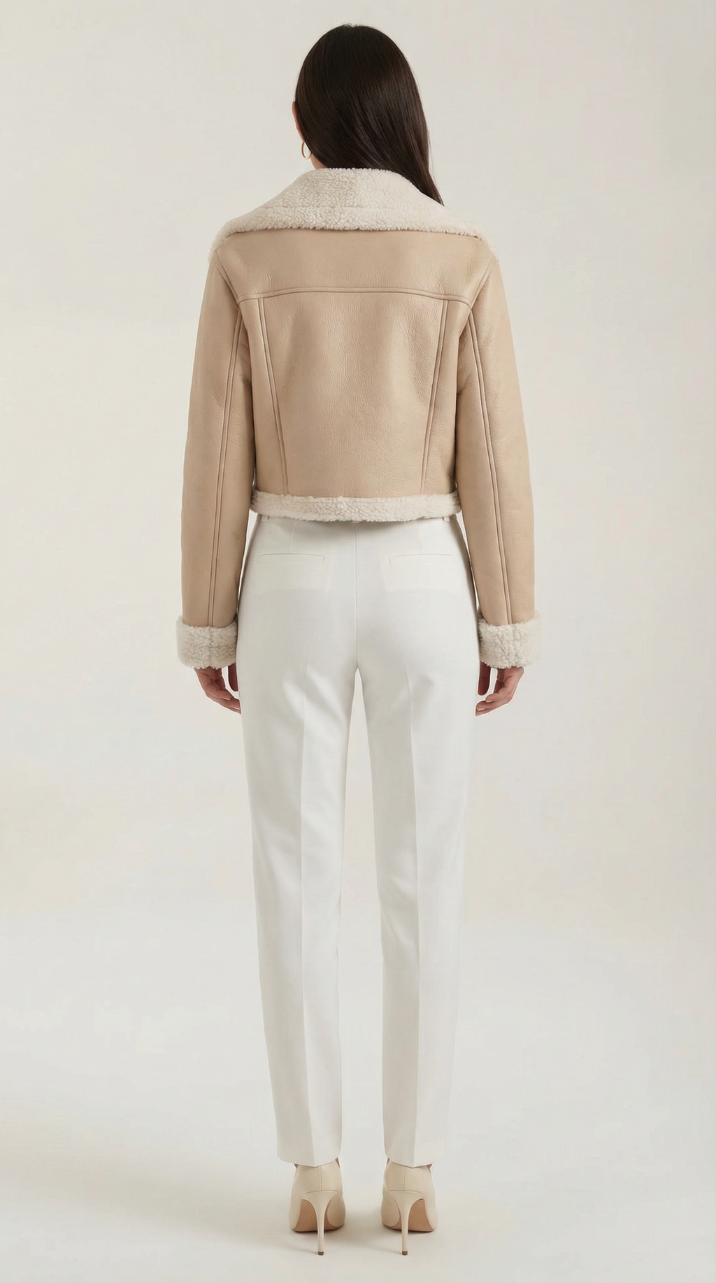 Chaqueta Corta de Forro Polar Mujer