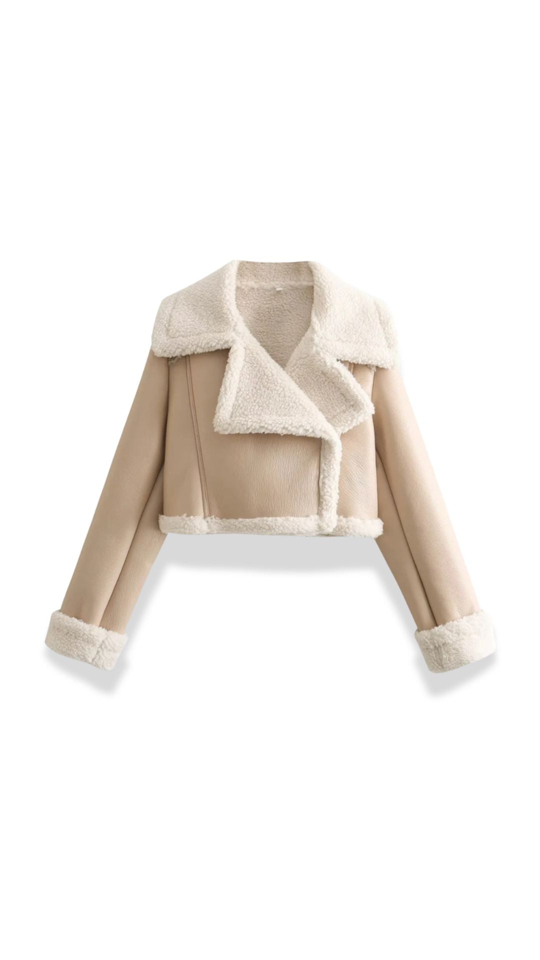 Chaqueta Corta de Forro Polar Mujer