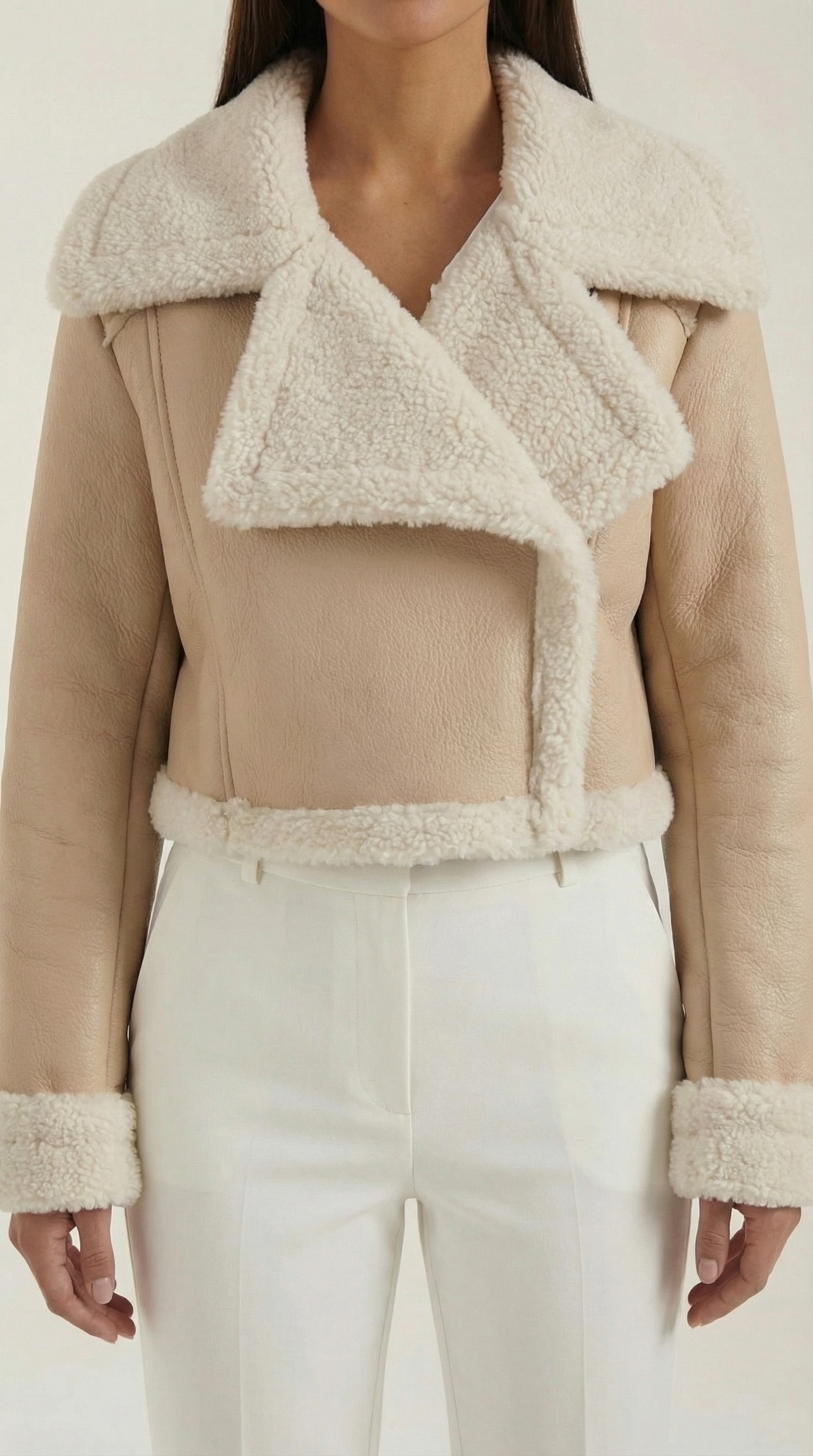 Chaqueta Corta de Forro Polar Mujer