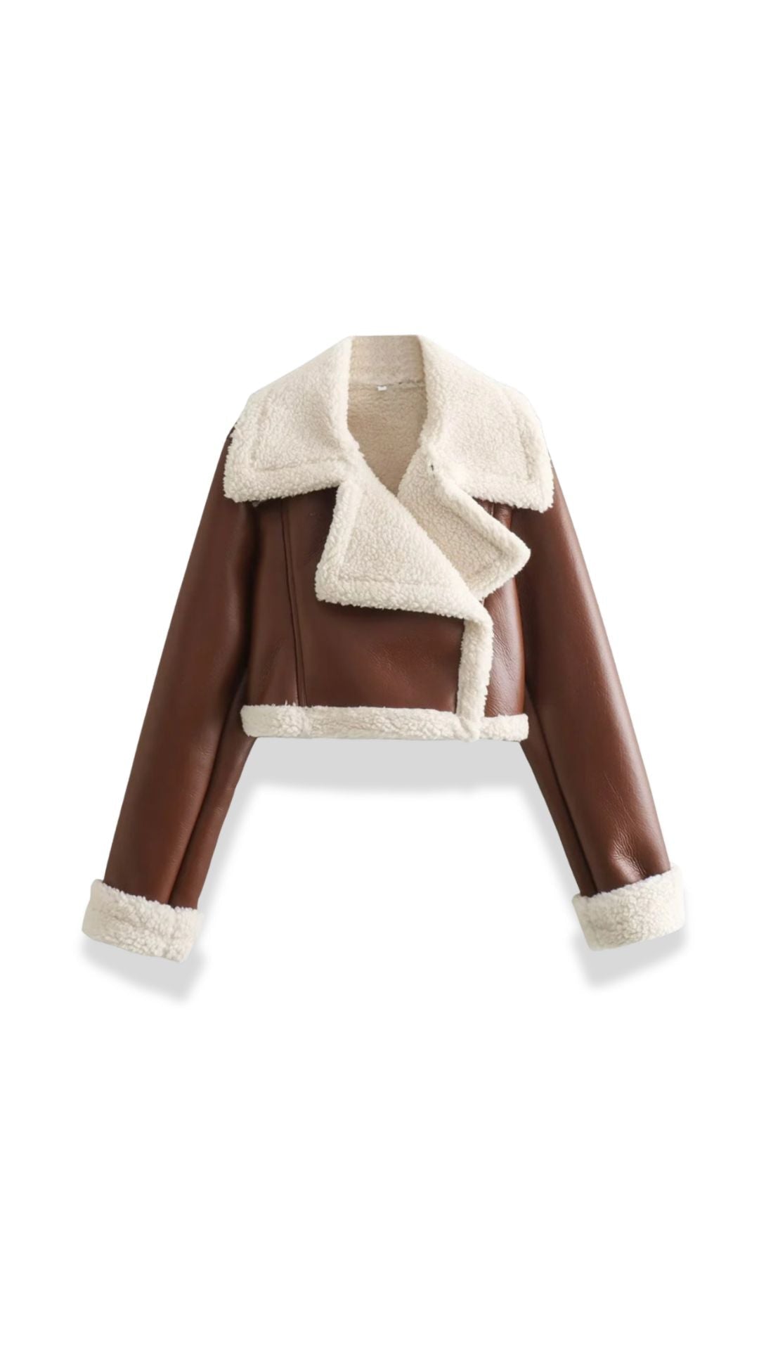 Chaqueta Corta de Forro Polar Mujer