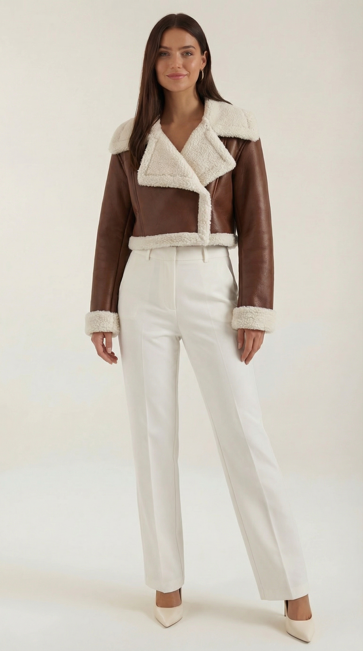 Chaqueta Corta de Forro Polar Mujer