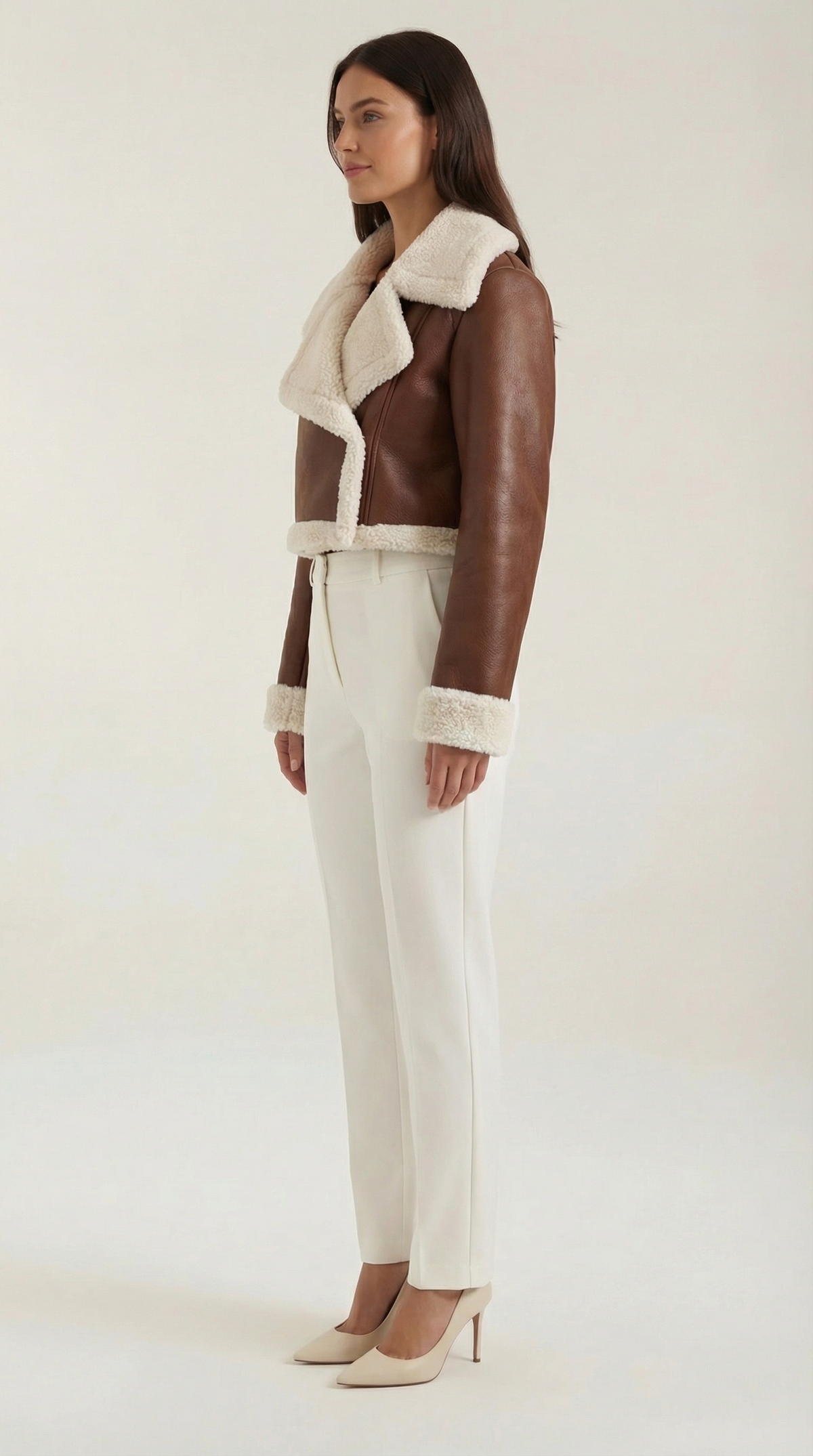 Chaqueta Corta de Forro Polar Mujer