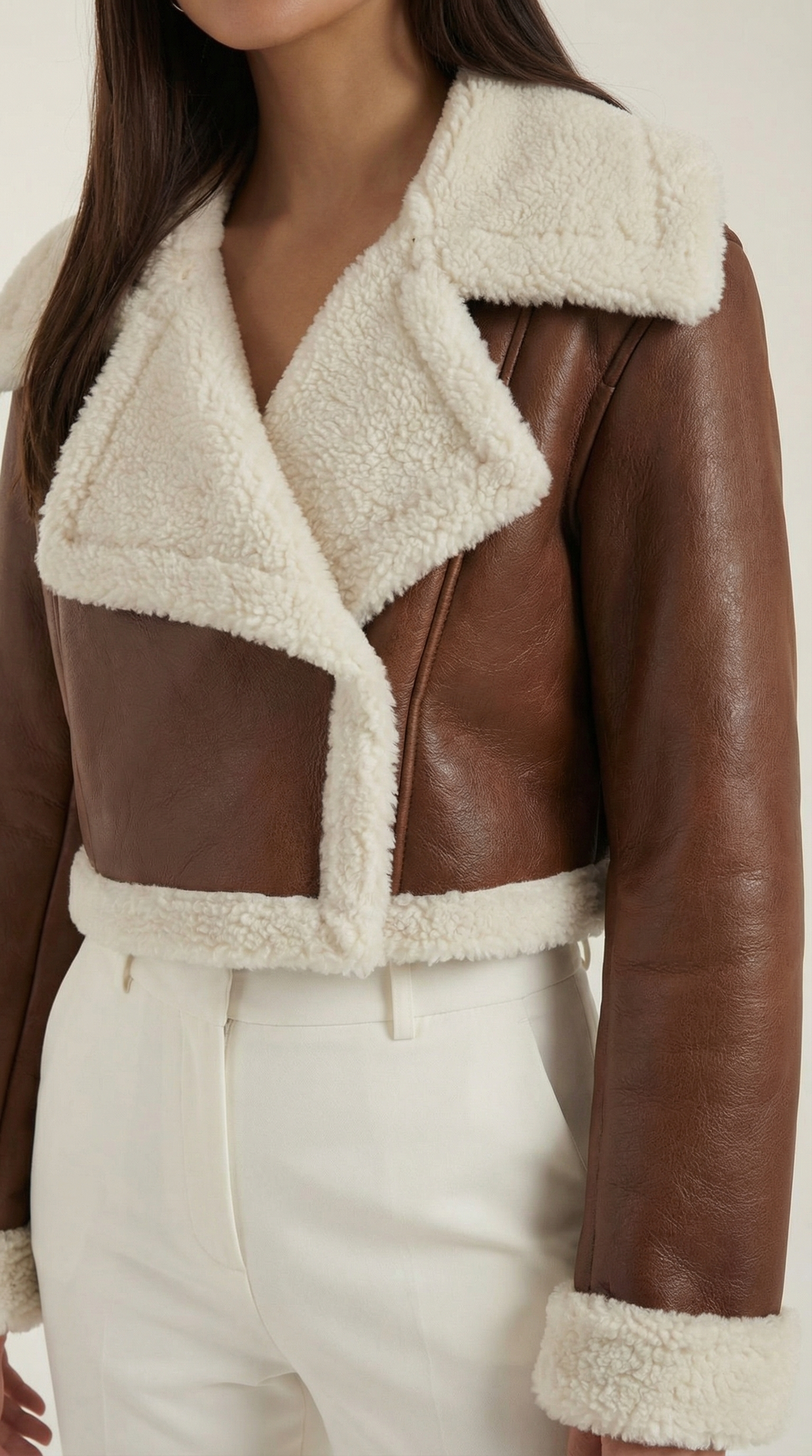 Chaqueta Corta de Forro Polar Mujer