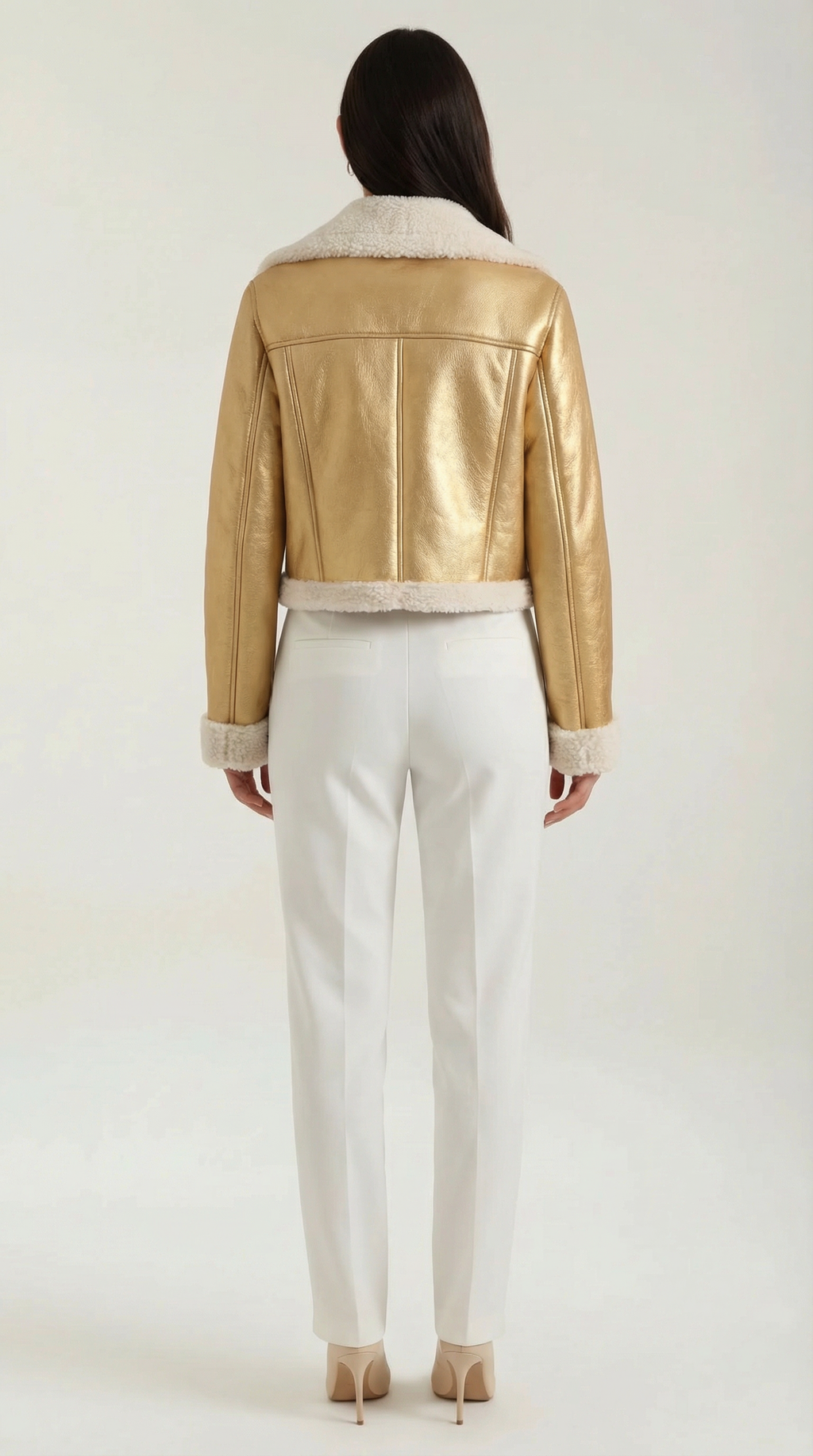 Chaqueta Corta de Forro Polar Mujer