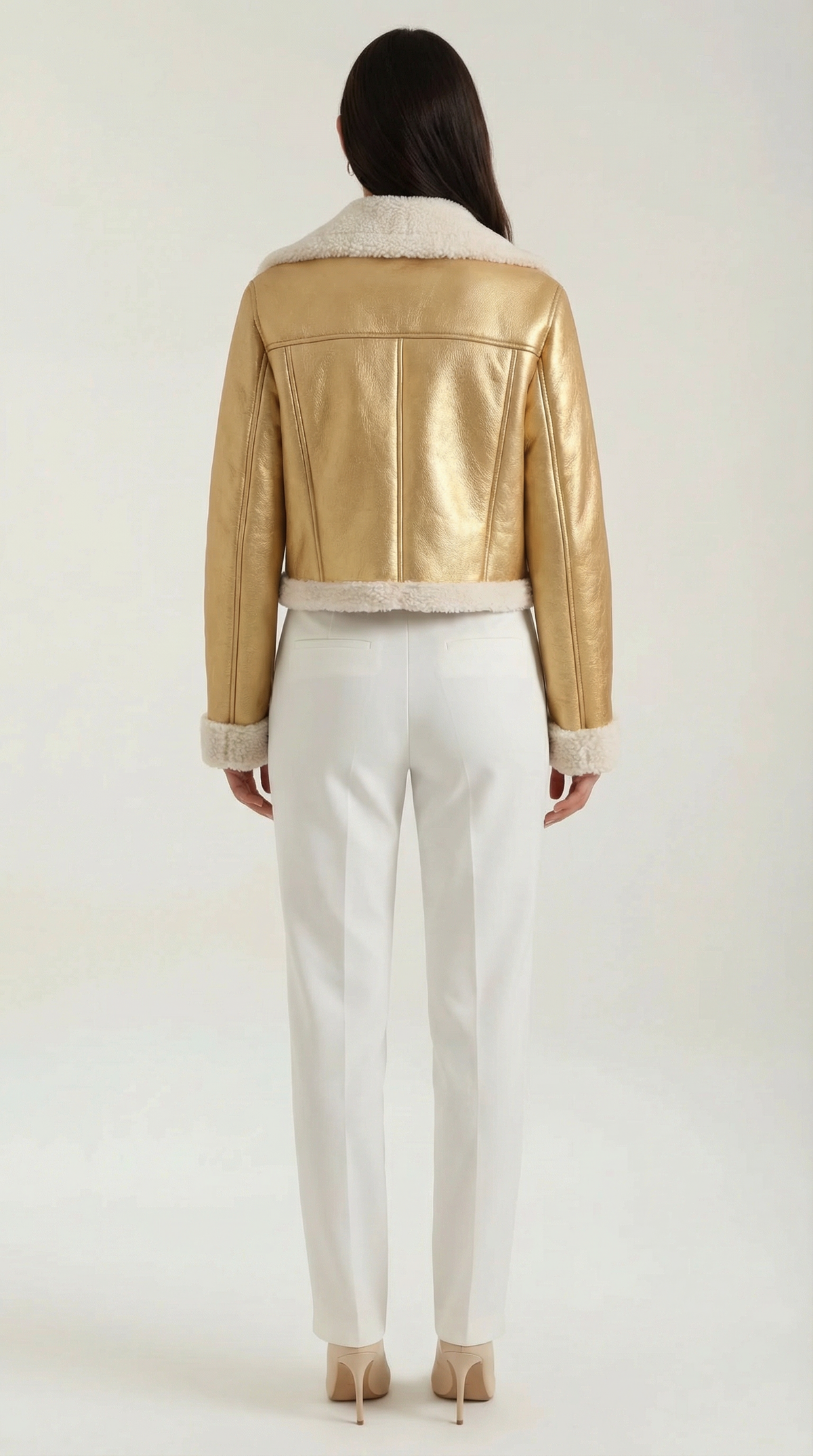 Chaqueta Corta de Forro Polar Mujer