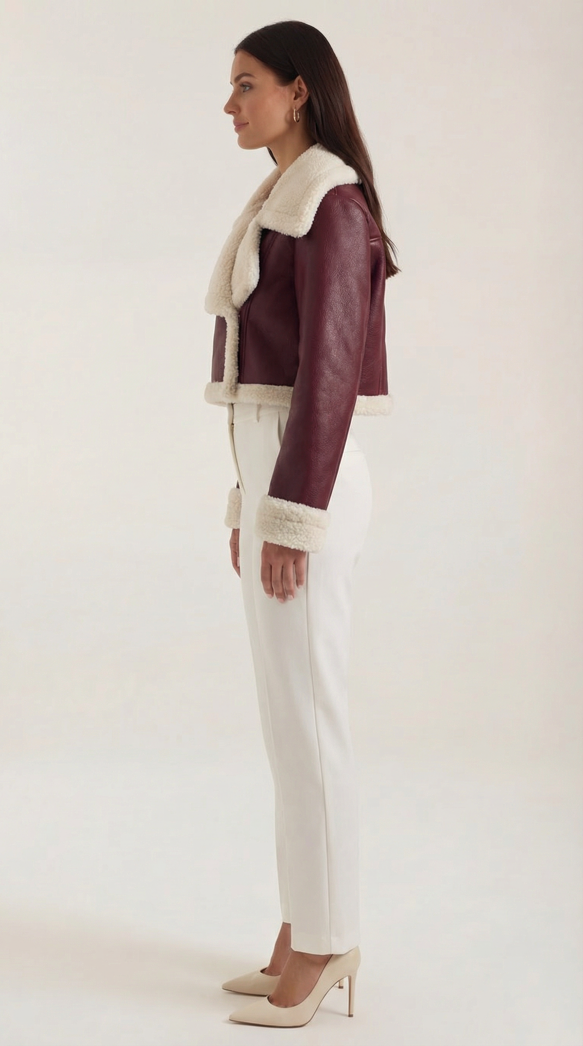 Chaqueta Corta de Forro Polar Mujer