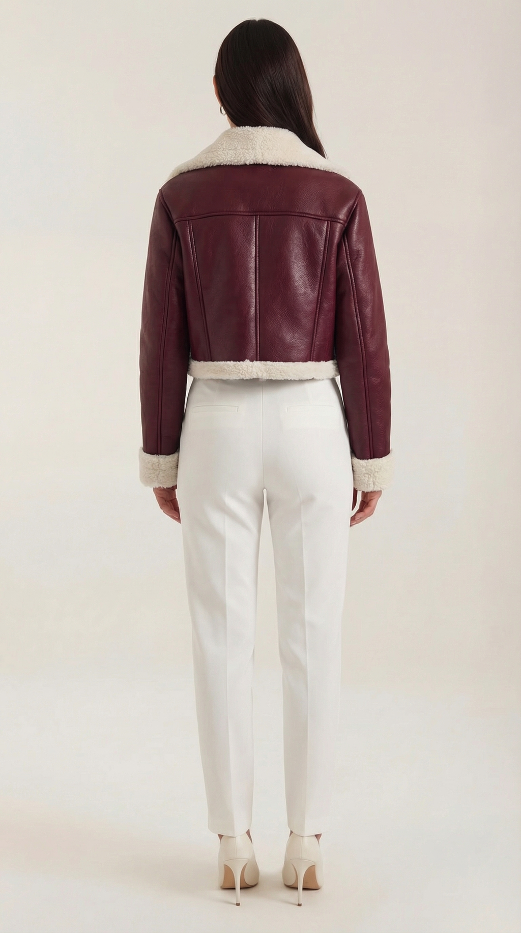 Chaqueta Corta de Forro Polar Mujer
