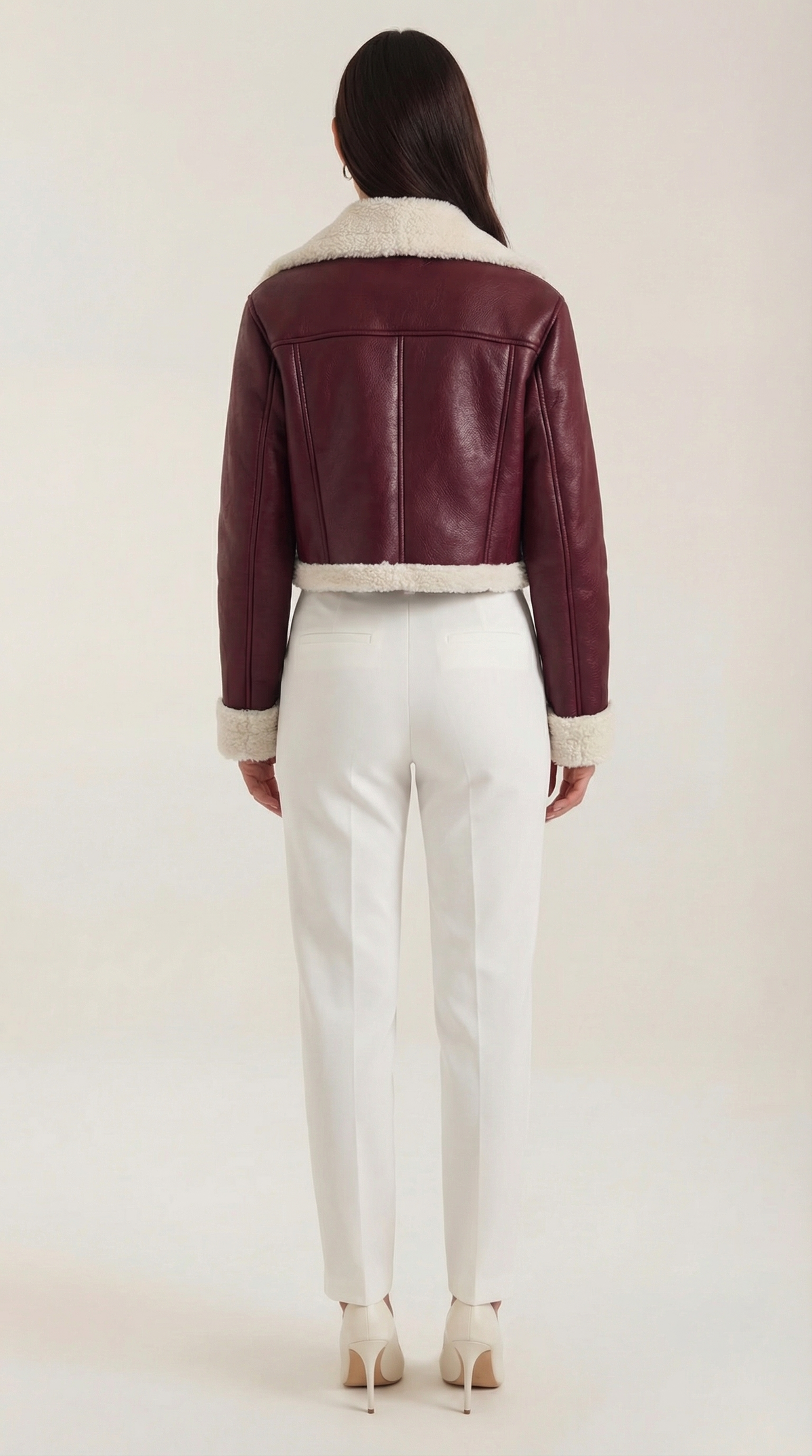 Chaqueta Corta de Forro Polar Mujer