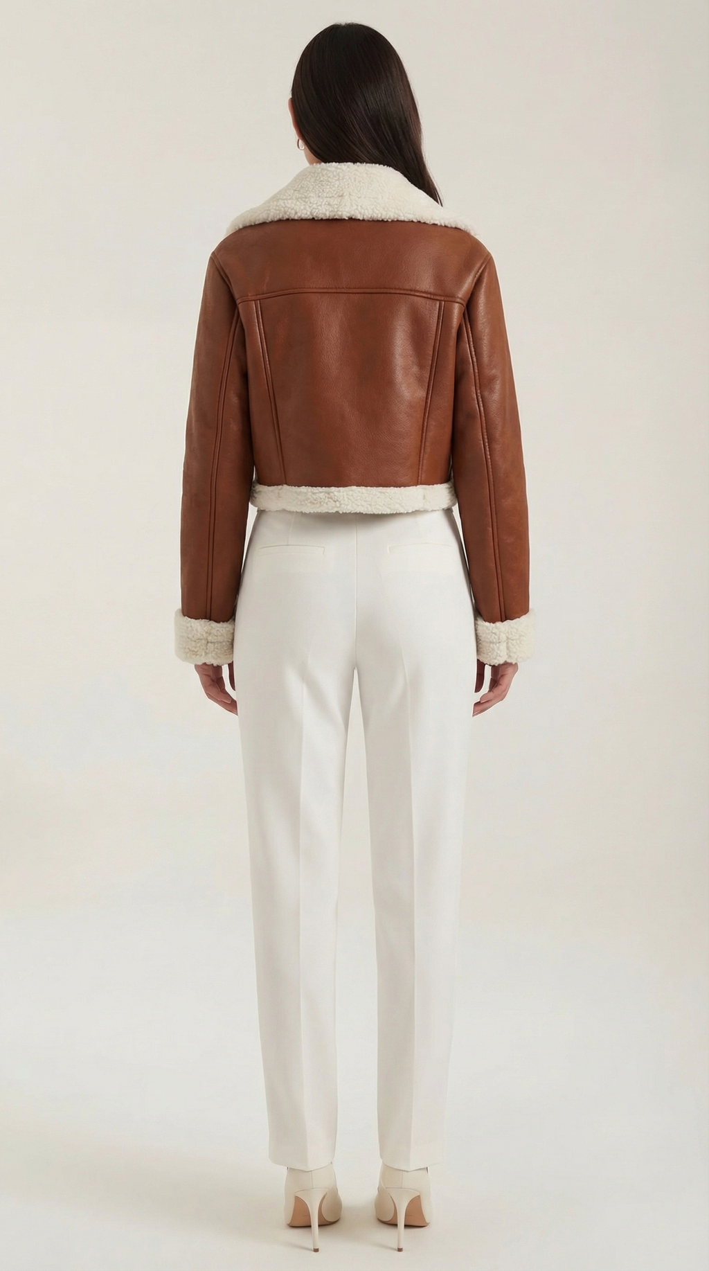 Chaqueta Corta de Forro Polar Mujer