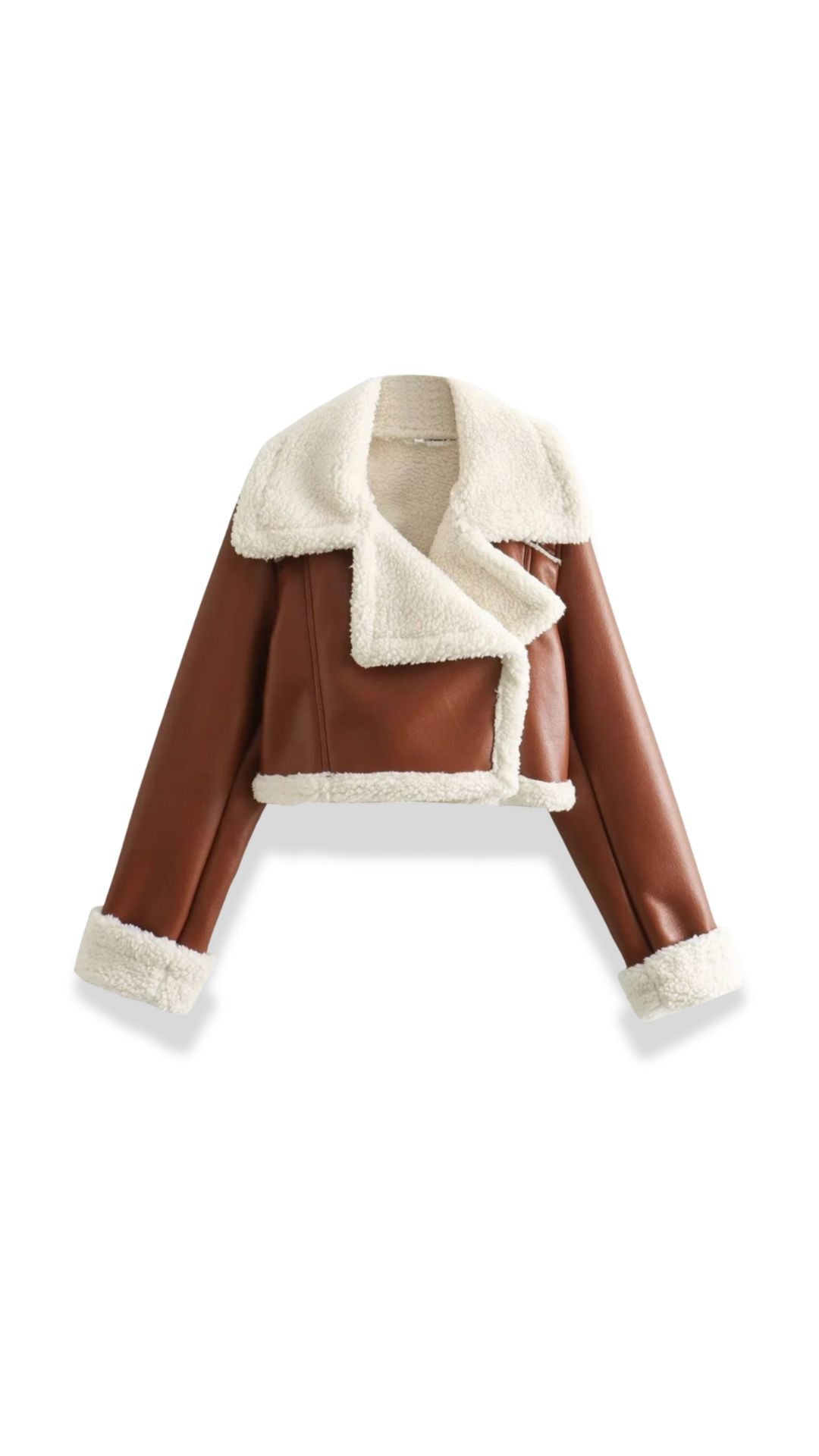 Chaqueta Corta de Forro Polar Mujer
