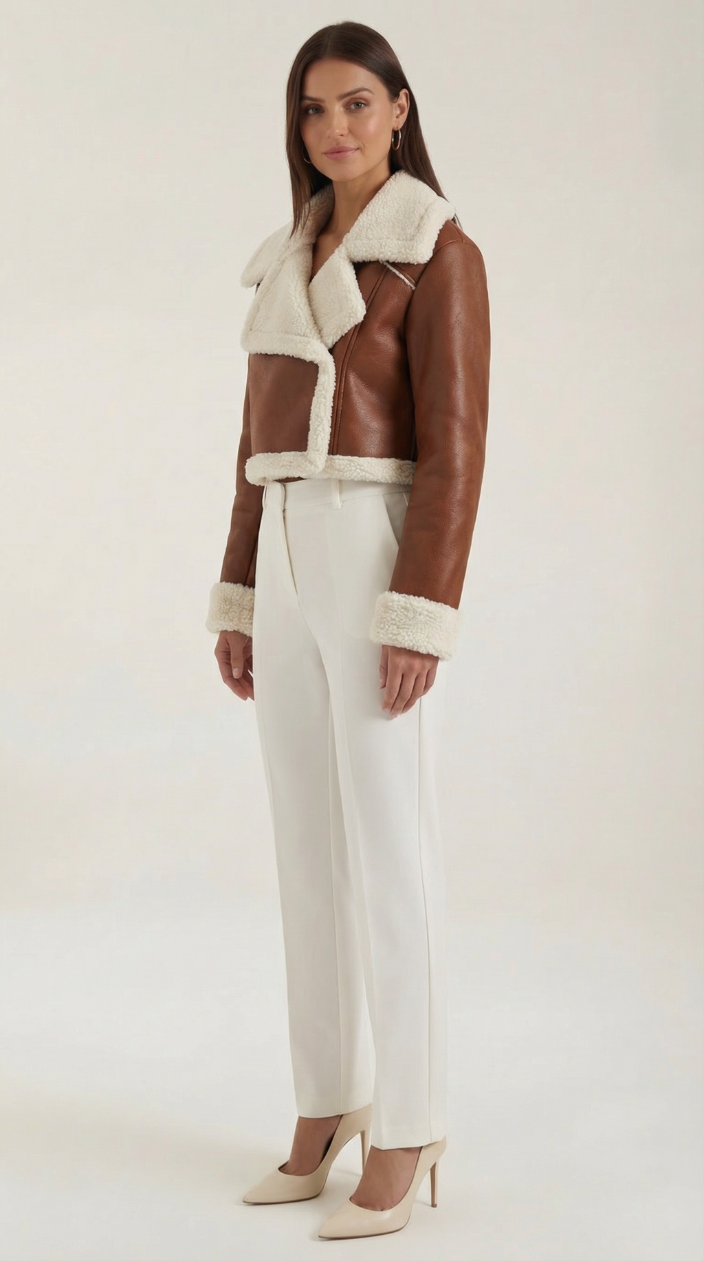 Chaqueta Corta de Forro Polar Mujer