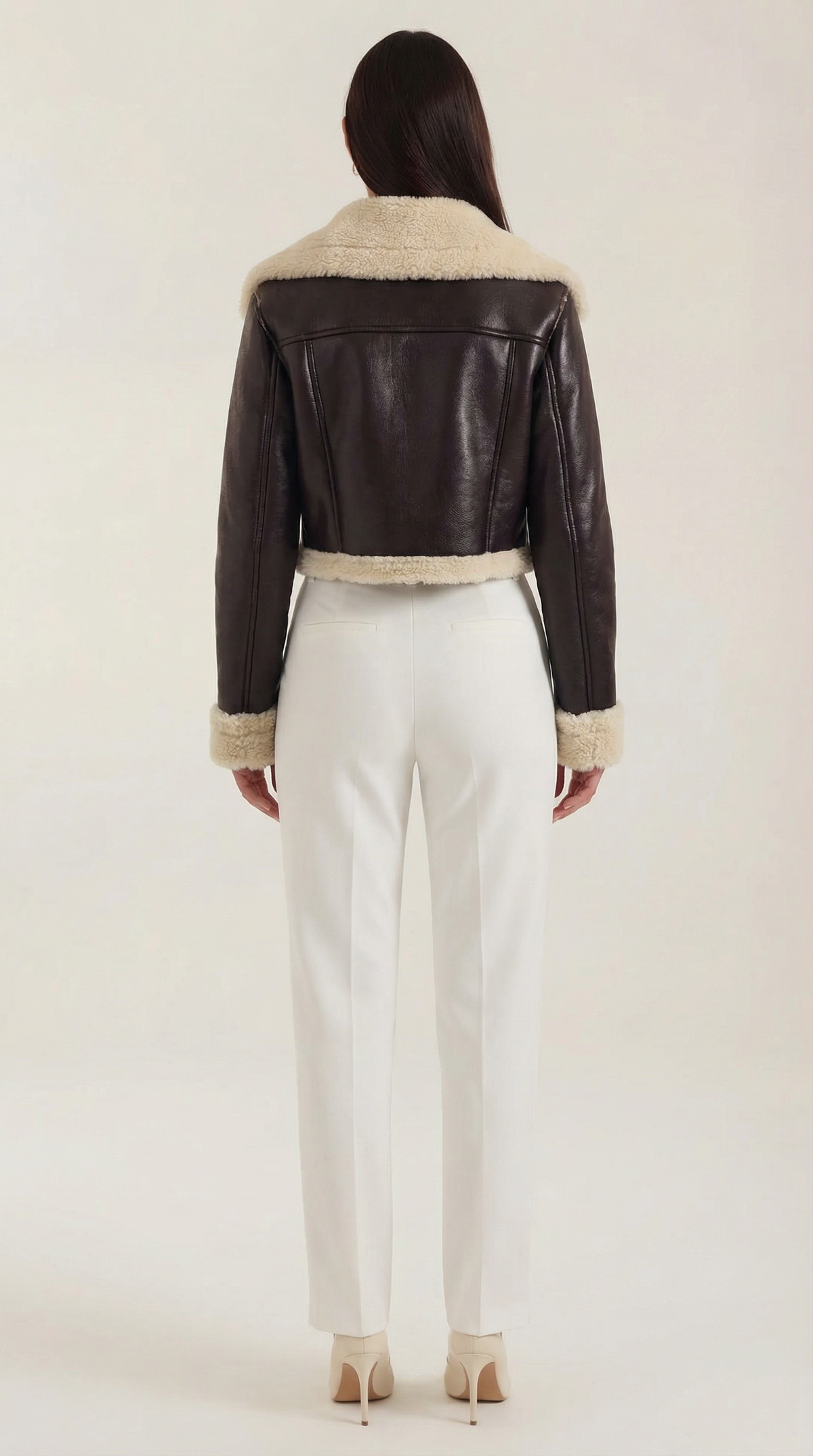 Chaqueta Corta de Forro Polar Mujer