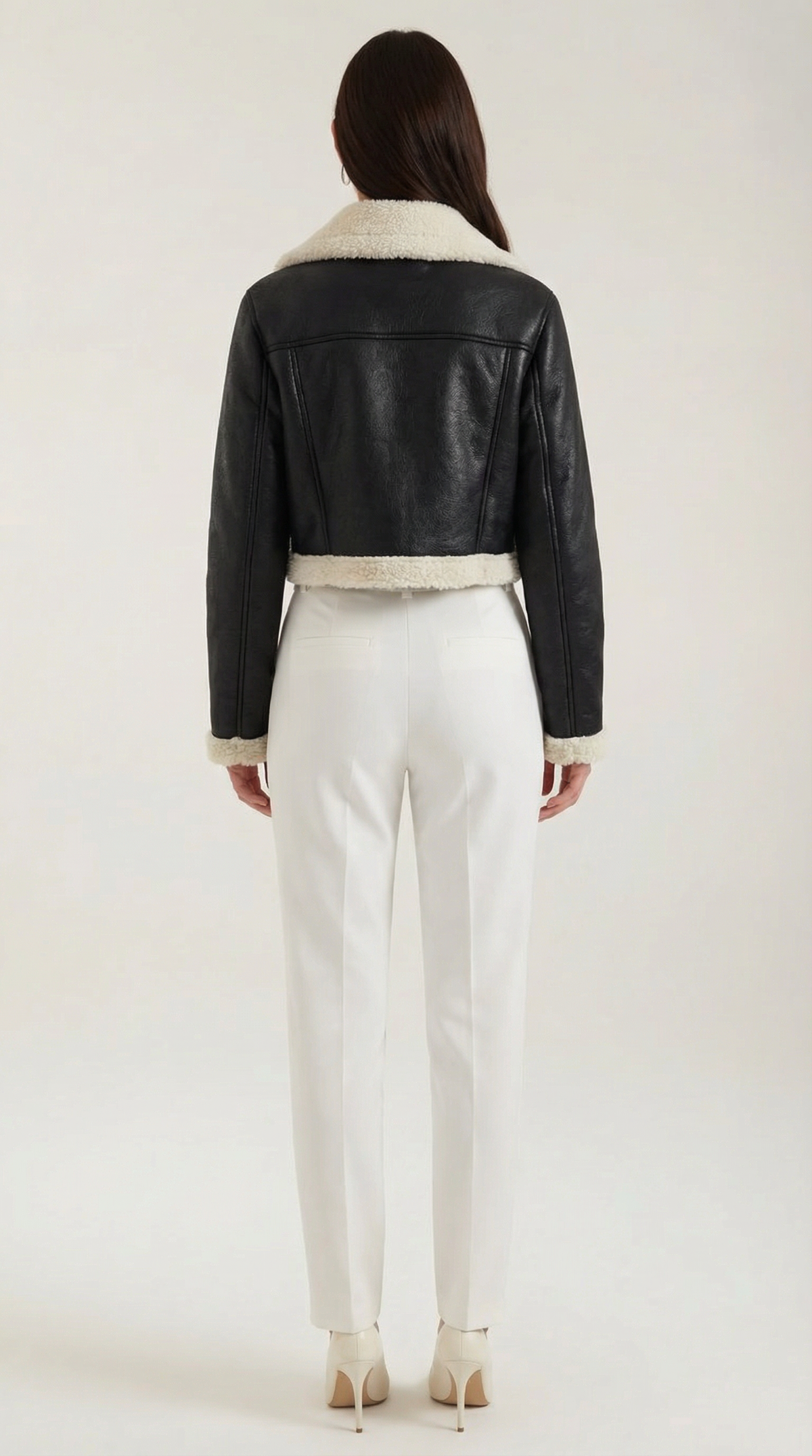 Chaqueta Corta de Forro Polar Mujer