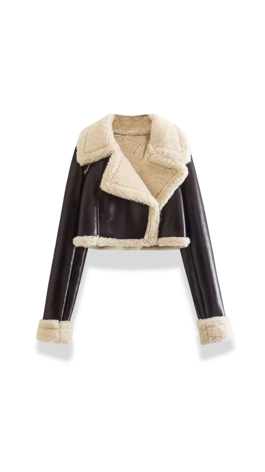 Chaqueta Corta de Forro Polar Mujer