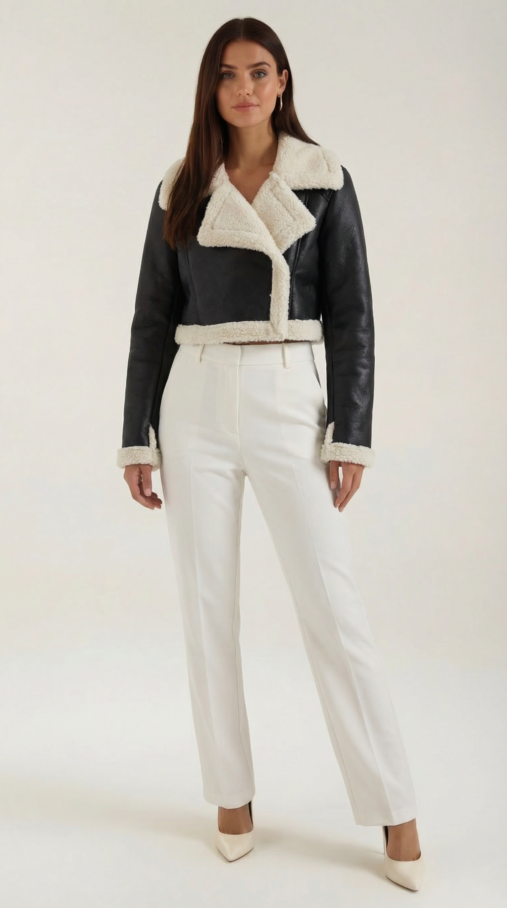 Chaqueta Corta de Forro Polar Mujer