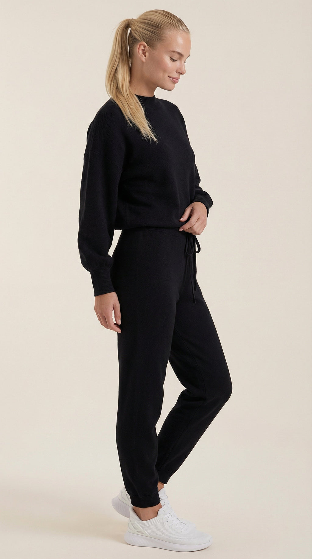 Conjunto Lounge Mavis de Punto con Cuello Alto Mujer
