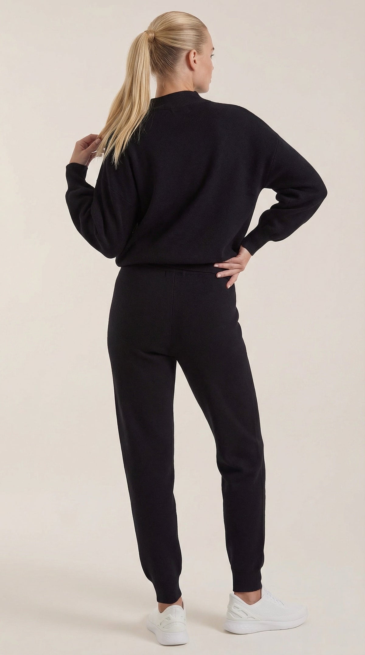 Conjunto Lounge Mavis de Punto con Cuello Alto Mujer